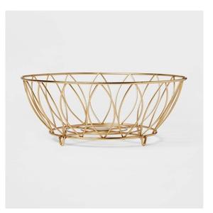 Comptoir de cuisine Offre Spéciale ou dessus de table à manger décor fil de fer panier de fruits en métal finition noire stockage de fruits panier en métal - Product Image 6