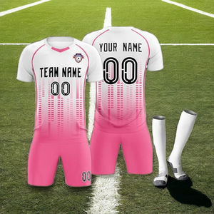 Vente chaude 100% Polyester Retro Soccer Wear Maillot de football d'excellente qualité Maillot de football confortable et respirant - Product Image 1