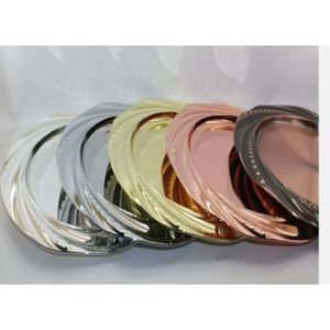 Nouveau moderne rond napperons Restaurant Table réglage assiette maison vaisselle décoratif chargeur assiette au meilleur prix - Product Image 2