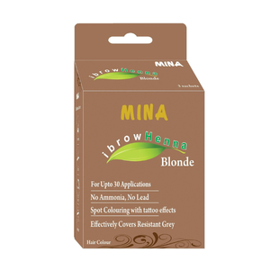 Sopracciglia di fabbrica diretta henné tinta 12 tonalità disponibili Kit di henné con macchie naturali 3gm marchio privato sopracciglia henné produttore - Product Image 5