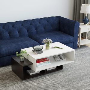 Table basse en métal structure durable idéale pour les aménagements de salon et de café de style vintage - Product Image 3