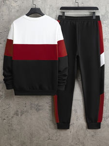 ชุดวอร์มแฟชั่นสำหรับเด็กผู้ชายชุดวอร์มผ้าคอตตอนโพลีเอสเตอร์ดีไซน์ออกแบบได้ตามต้องการ - Product Image 6