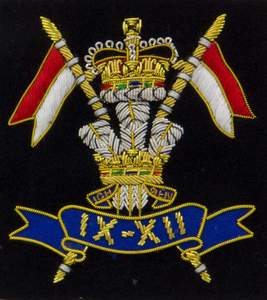 1ST QUEEN'S DRAGOON GUARDS BLAZER BADGE Badges et patchs de broderie professionnelle régimentaire faits à la main Marque de vêtements de mode 3D - Product Image 3