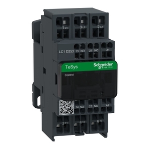 Contattore TeSys D LC1D253M7 di SCHNEIDER ELECTRIC, 3P(3 NO), Avviatore Motore AC-3 <= 440 V, 25 A, Bobina 220 V AC - Product Image 1