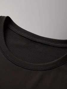 Camiseta de Algodón y Elastano para Hombre, Talla Grande, Estilo Urbano, Diseño de Diablo, Estampado Luminoso, Corte Holgado, Antiarrugas, 200 - Product Image 6