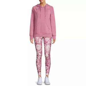 Pull à capuche en tissu polaire de couleur personnalisée pour femmes, avec cordon de serrage, prix bas, haute qualité, vente en gros, 2022 - Product Image 4