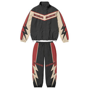 Ensemble de survêtement pour homme, veste de survêtement zippée, coupe-vent léger imperméable en nylon sur mesure - Product Image 5