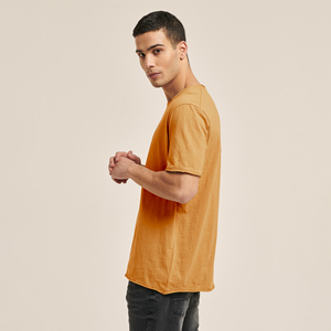 Ropa de hombre, ropa informal, camiseta de color liso, camiseta ligera para hombre, camiseta elegante de la mejor calidad con su propio logotipo - Product Image 4