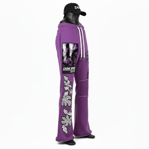 กางเกงขาบานผ้าแคนวาสสำหรับผู้ชายกางเกงซักทรงหลวมน้ำหนักเบาออกแบบโลโก้ได้ตามต้องการ - Product Image 2