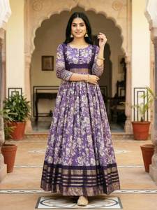 Robe Anarkali de haute qualité pour femmes, design traditionnel avec une touche moderne, vêtements indiens et pakistanais à prix de gros - Product Image 4