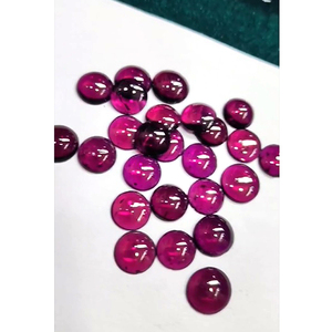 140 pièces de grenat Rodolite naturel 7mm 9mm 12mm Cabochon rond 400 Cts Lot Iroc ventes haute qualité pierre précieuse cabine en vrac - Product Image 3