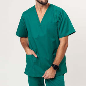 Uniformes Médicos de Alta Calidad para Enfermeras, con Logotipo Personalizado, Uniformes de Hospital, Estilo Jogger de Algodón, Poliéster y Elastano, Venta al por Mayor - Product Image 1