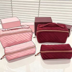 Small woven lipstick perfume bag leather portable zipper skin care cosmetics <b>box</b> packaging portable jewelry storage <b>box</b> - Product Image 4