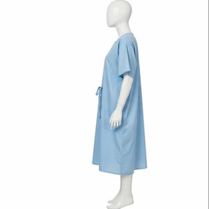 Batas de Hospital de Tela Ancha, Algodón y Poliéster, Suaves y Transpirables, para Uso Médico en Clínicas, Proveedor Mayorista, Centro de Mercado Global HubX - Product Image 3