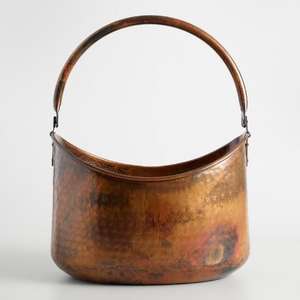 Seau à vin martelé en cuivre de grand design antique, parfait pour les bouteilles de bière de champagne et le stockage de glace élégant - Product Image 3