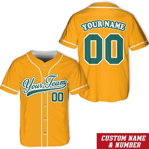 เสื้อเบสบอลเปล่าแบบซับลิเมชั่นเต็มตัว ชุดทีม ปรับแต่งสี ชื่อ หมายเลข เสื้อติดกระดุม - Product Image 6