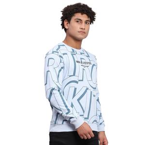 Sweat-shirt à manches longues pour homme en coton 100% de haute qualité de la marque 2026, respirant, sportif, noir, impression numérique, ODM - Product Image 3