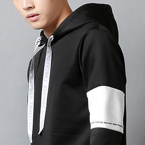 Luxury Custom 100 Cotton Fleece Sweatsuit Oversized Satin Lined Silk Hooded <b>Hoodies</b> - Product Image 3