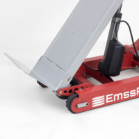 EmssRobot-LEO Premium : Monte-escalier motorisé pliable en aluminium, capacité de charge 300 kg, OEM pour les entreprises de déménagement et de distribution