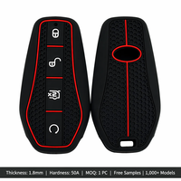 Housse de clé en silicone compatible avec BYD Qin Plus L Song Plus Pro L Yuan Plus Atto 3 Up Han Tang DM-i EV Smart Keyholder Case