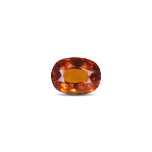 Hessonita (Gomed) Natural de Alta Calidad, 3.45 Quilates, Corte Oval Facetado Naranja, Gema Calibrada, Cristal de Citrino Suelto - Product Image 1