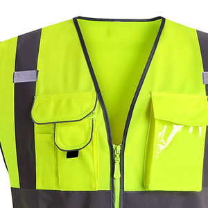 Chaleco Táctico de Alta Visibilidad de Calidad Superior de la Industria Fazn, Chaleco de Seguridad Reflectante de Alta Visibilidad, Chaleco Resistente para Medios de Comunicación y Seguridad - Product Image 4