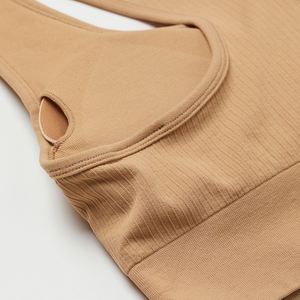 Top Sale Sujetador deportivo personalizable con logotipo único Nuevo estilo Sublimación Característica transpirable Precio bajo Conjunto de sujetador personalizable - Product Image 5