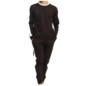 Ropa de entrenamiento de 50% Algodón y 50% poliéster para hombre, chándal de poliéster con cuello redondo y logotipo personalizado, ropa de gimnasio, trajes para correr, chándal - Product Image 1