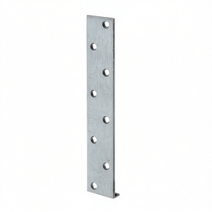 Flat Connector 170mm Length 30mm Width 3mm Thickness Steel Sendzimir Galvanized 8 GAH Holes 50 Units Per Pack Metal Hangers - Product Image 3