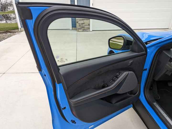 2021 for Ford Mustang Mach-E GT SUV Dual-Motor AWD 480-hp EV Grabber Blue Metallic Automatic Gearbox Leather Lithium Light Left