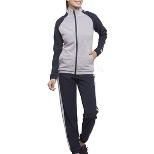 Survêtement de sport à la mode avec deux pièces Design coordonné Survêtement de sport respirant avec pantalon à coupe réglable - Product Image 2