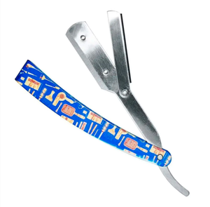 Professionnel Jetable En Acier Inoxydable Pliant Bord Droit Rasage Cutter Corps Sécurité Caractéristiques Forme De Poudre - Product Image 1