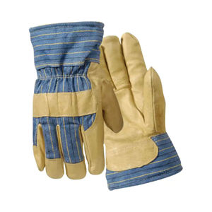 ถุงมือทำงานหนังสำหรับผู้ชายถุงมือหนังวัวสำหรับงานหนักถุงมือช่างสำหรับงานเชื่อมช่างถุงมือหนัง - Product Image 4