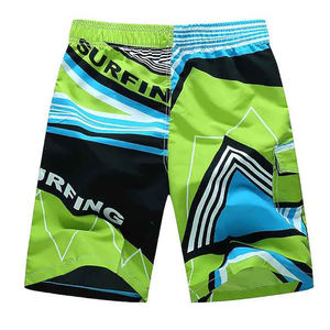 กางเกงว่ายน้ำขาย่บนถนนของผู้ชายกางเกงขาสั้นผ้าฝ้าย100% แห้งเร็วระบายอากาศได้ดีสีพื้นเปลี่ยนสีได้ตามต้องการ - Product Image 2