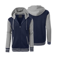 Toptan Yüksek Kaliteli Yünlü Normal Kalıp Kısaltılmış Unisex Erkek Kışlık Kapüşonlu Sweatshirt Özelleştirilmiş Baskı Nakışlı Cepli Düz Renk