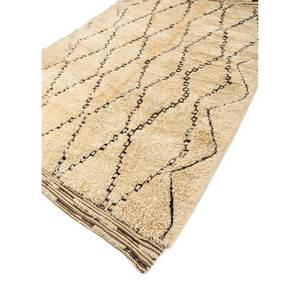 Alfombra de Lana Anudada a Mano Zuri Gold Paem-359, Diseño Geométrico Clásico, Rectángulo Grande para Uso en el Hogar, para Sala de Estar o Dormitorio - Product Image 2