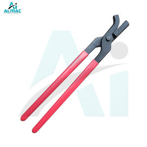 ALMAC Outil de maréchal-ferrant professionnel Pince crocodile à poignée confortable avec poignée en plastique Réutilisable Fer à cheval Clinching Hoof Care - Product Image 3