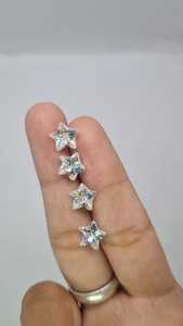 เพชรโมอิสรูปดาว8มม. สำหรับทำเครื่องประดับ - Product Image 2