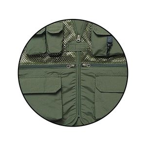 2024 Chaleco deportivo al aire libre de la mejor calidad OEM al por mayor para hombres Malla de secado rápido para caza y viaje Decoración de bolsillo de invierno - Product Image 4