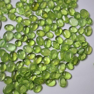 2025 joyería personalizada piedras preciosas sueltas 100% peridoto verde Real piedra preciosa facetada en forma mixta - Product Image 4