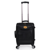 Valises à roulettes unisexes en cuir véritable 100 %, 4/2 roues, bagages durables avec serrure – Sac de voyage élégant et pratique