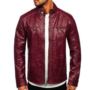 Veste en cuir respirante pour hommes entièrement personnalisée nouvelle mode vente chaude veste en cuir pour hommes de qualité supérieure avec à prix bon marché - Product Image 5