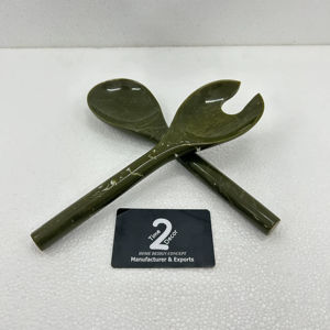 Venta caliente multiusos ensalada servir utensilios elegantes de la India exportador ensalada cuchara conjunto a bajo precio ensalada cuchara conjunto - Product Image 1