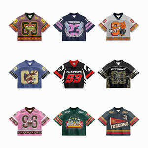 Uniforme de Fútbol Americano Personalizado, Talla Grande, Antibacteriano, Transpirable, de Secado Rápido, con Estampado de Letras Personalizado y Diseño Extra Grande - Product Image 2