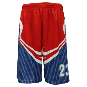 Ensemble de maillots de basket-ball personnalisés pour hommes en gros, 100 % polyester, impression par sublimation, séchage rapide, respirant - Product Image 3