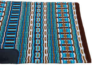 Couverture de selle western équestre en gros de qualité supérieure en cuir d'usure haute densité tissé serré personnalisé OEM/ODM - Product Image 2