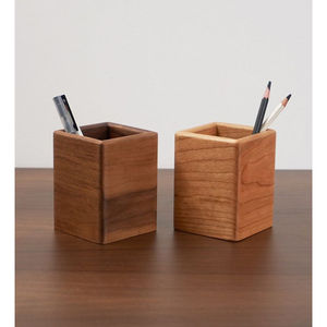 Porte-stylo en bois de forme et de taille personnalisées porte-stylo de stockage de bureau de conception fabuleuse des fabricants et des exportateurs - Product Image 5