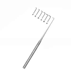 Wagener Oreille Hooklet 14cm Fig.4 Haute Qualité Logo Personnalisé En Acier Inoxydable Manuel Chirurgical Utologie Instruments - Product Image 6