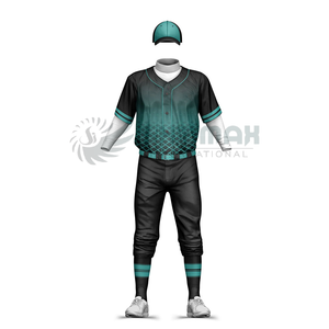 L'uniforme de baseball de qualité supérieure présente des coutures renforcées et une coupe athlétique idéale pour l'entraînement et la pratique du jeu compétitif - Product Image 1