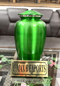 Aluminium Baby Pink Transparent Color Adult Cremation Urns for human ashes with free <b>velvet</b> <b>bag</b> wholesale price - Product Image 2